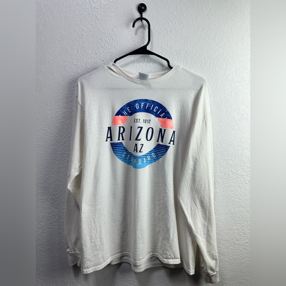 Delta Pro Weight Men’s Arizona White Long Sleeve Shirt L
